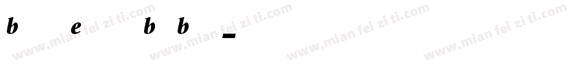 Bembo Expert BQ Bold字体转换